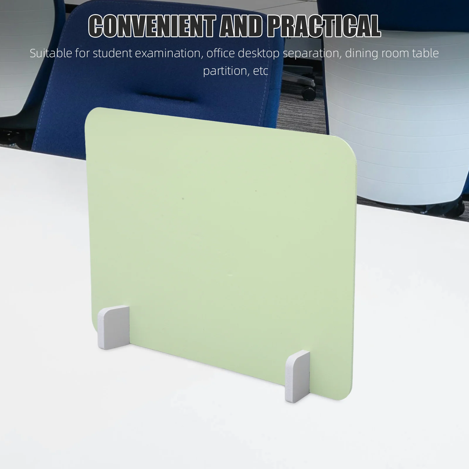 

1 set 1 Set Self-Standing Desk Divider Board Sneeze Guard Panel Classroom Office Privacy Barrier Shield For Students Countertop