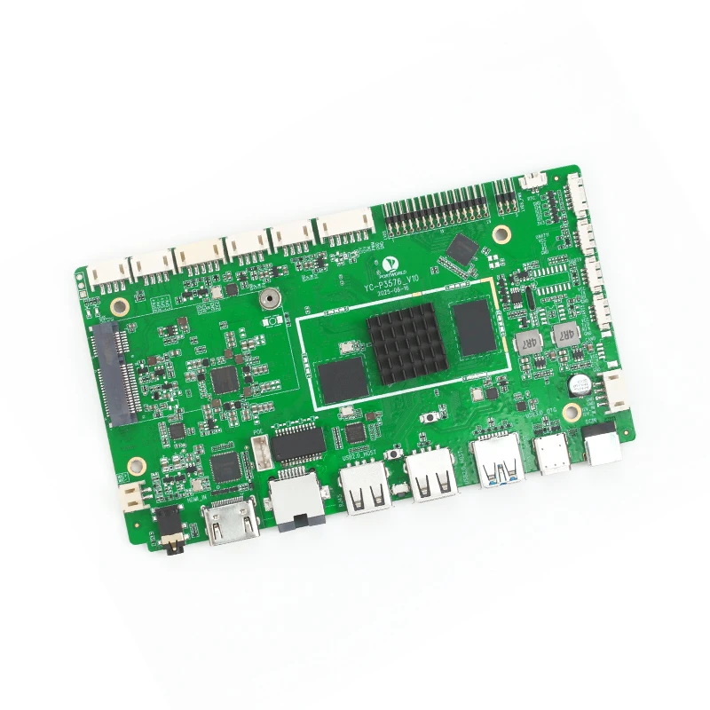 YC-P3576 Development Board RK3576 OctaCore Android EDP/LVDS Display LPDDR4 1000M Ethernet Mainboard for Digital Signage