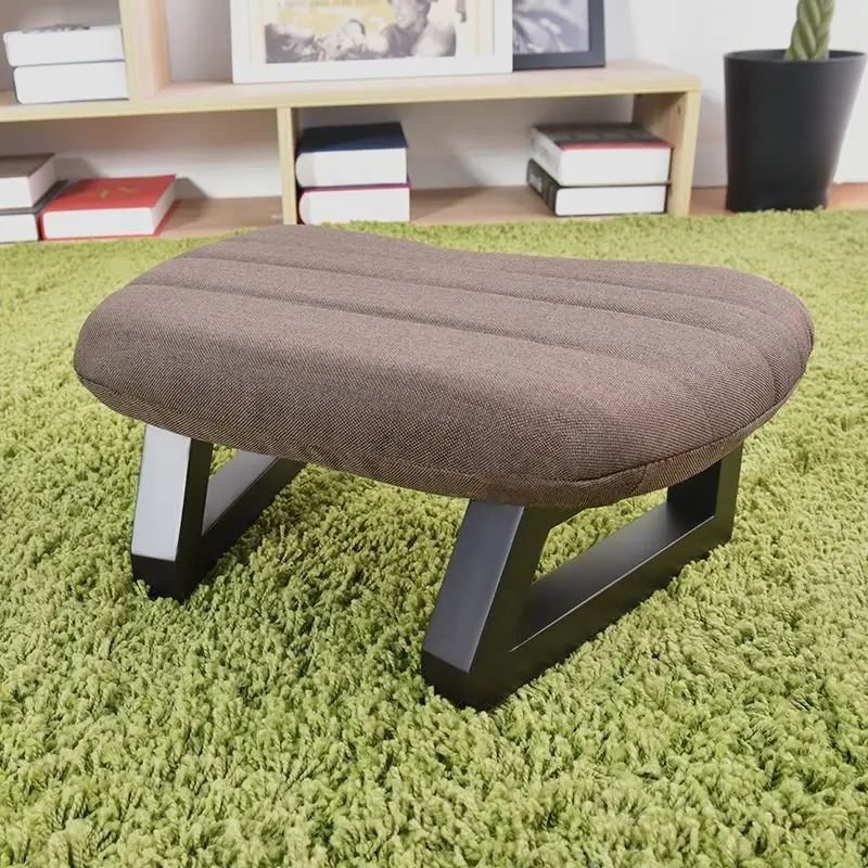 Handmade Meditation Stool Bench with Removable Fabric Cushion Cover, Kneeling Seat for Yoga & Spiritual Wellness