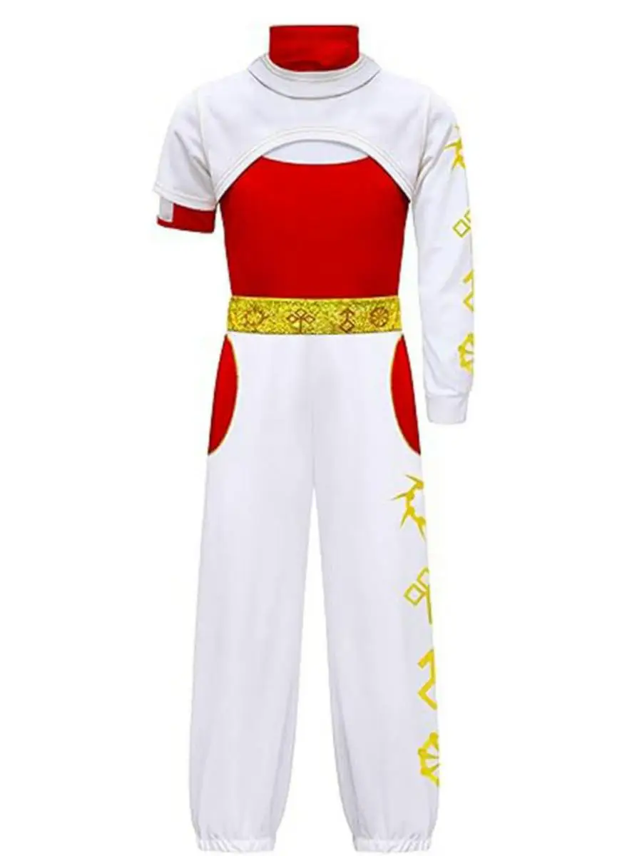 

Новый костюм зомби для средней школы 4, наряд с капюшоном, одежда для выступлений, детские товары для Хэллоуина