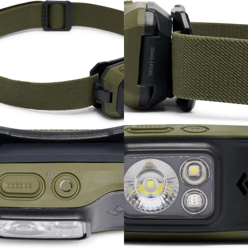 SCHWARZE DIAMANT Storm 450-Stirnlampe |   450 Lumen Helligkeit |   Wasserdicht und dimmbar |   3X AAA batteriebetrieben (im Lieferumfang enthalten). |   Camping,