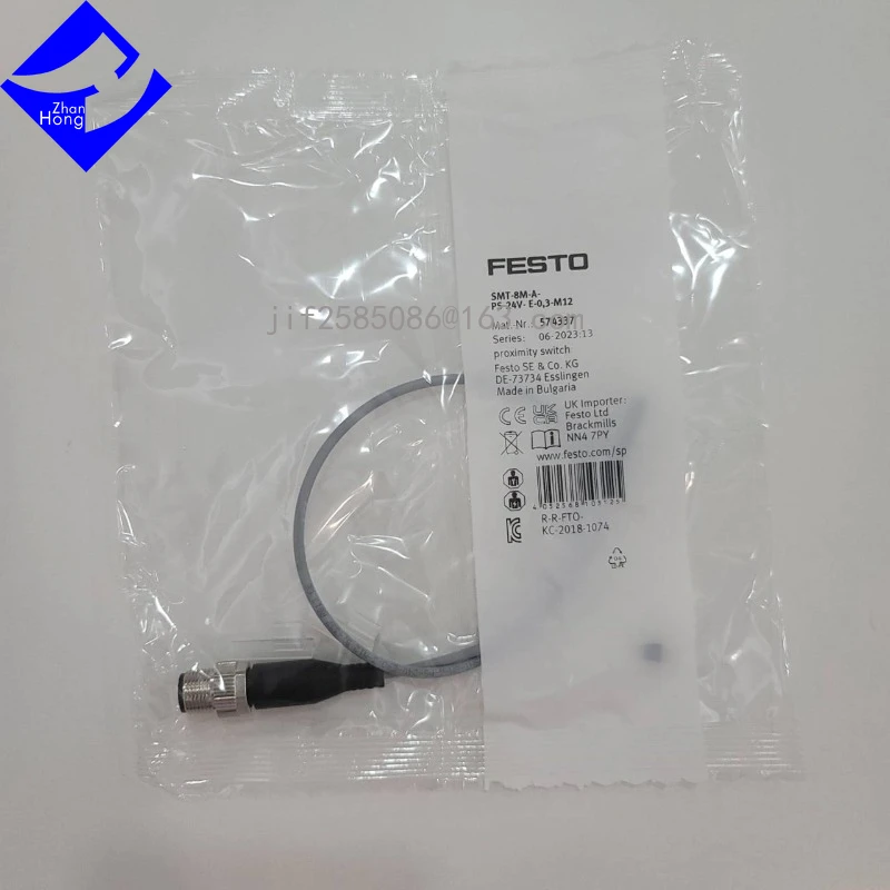 

FESTO 5PCS 574337 SMT-8M-A-PS-24V-E-0,3-M12 Genuine Original , Available in All Series, Price Negotiable, Authentic.