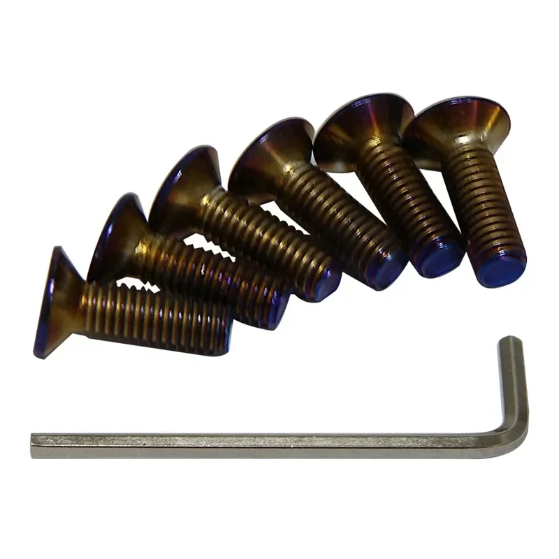 

6 шт. комплект болтов и винтов рулевого колеса для Momo Nardi Personal NRG Sparco с плоской головкой