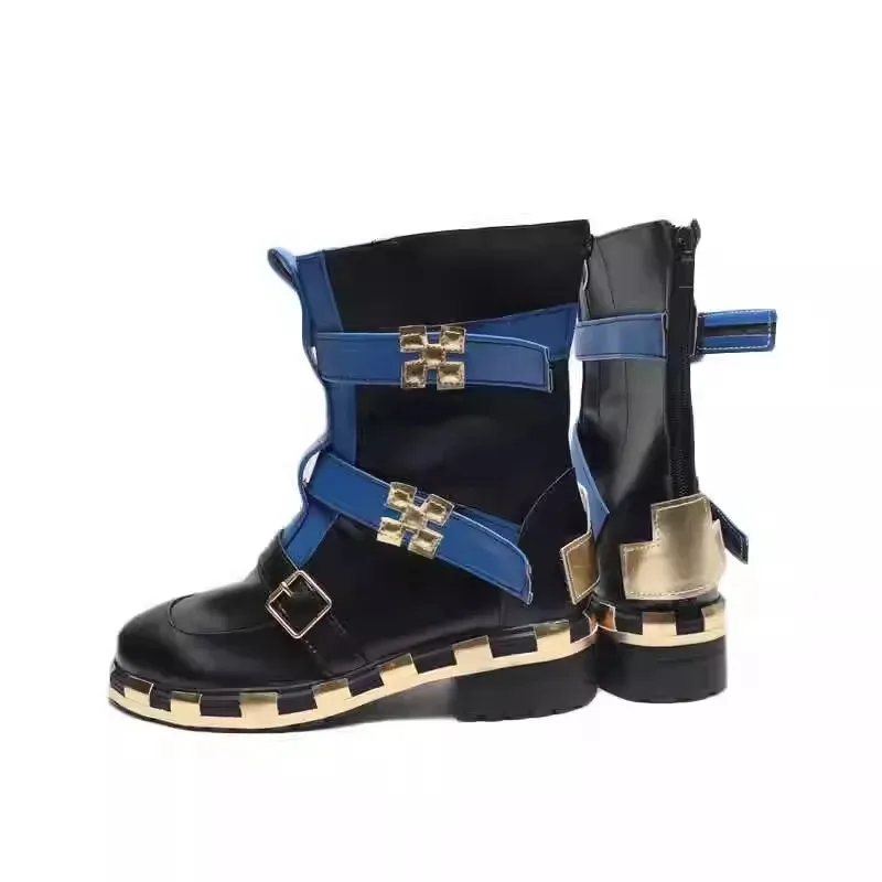 게임 Genshin Impact Kinich 코스프레 신발 애니메이션 파티 할로윈 크리스마스 의상 소품 여성 남성 롱 부츠;3.k'6;d.a;