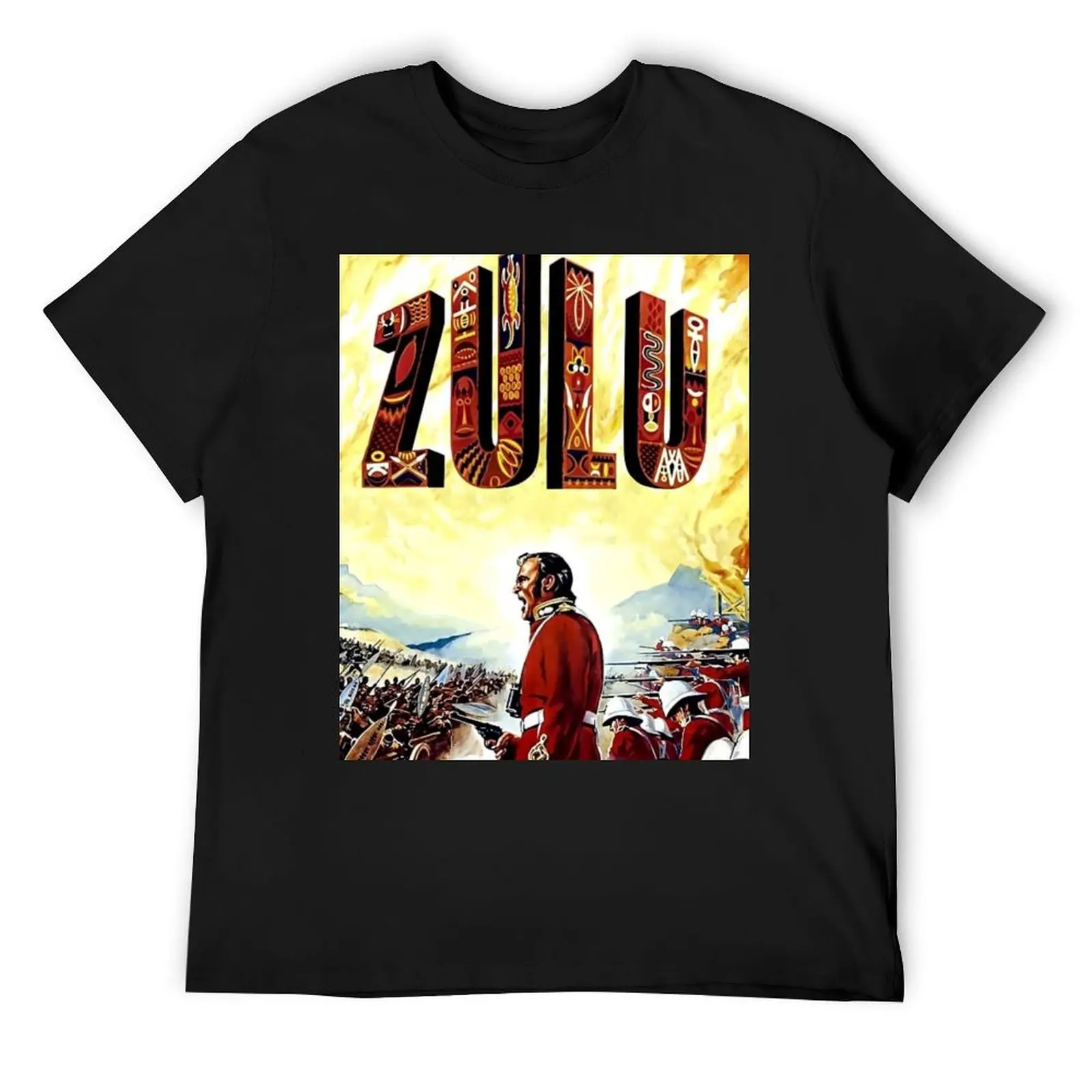 

ZULU Movie Poster T-Shirt custom shirt summer top plus size tops men workout shirt