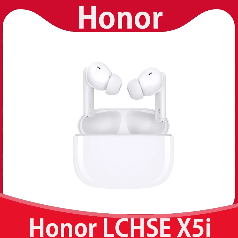 Honor-LCHSE X5i TWS سماعة ، ميكروفون مزدوج ، مكالمة ، إلغاء الضوضاء ، بلوتوث 5.3 ، IP54 ، مقاوم للماء ، 10 مللي متر ، حلقة متحركة كبيرة