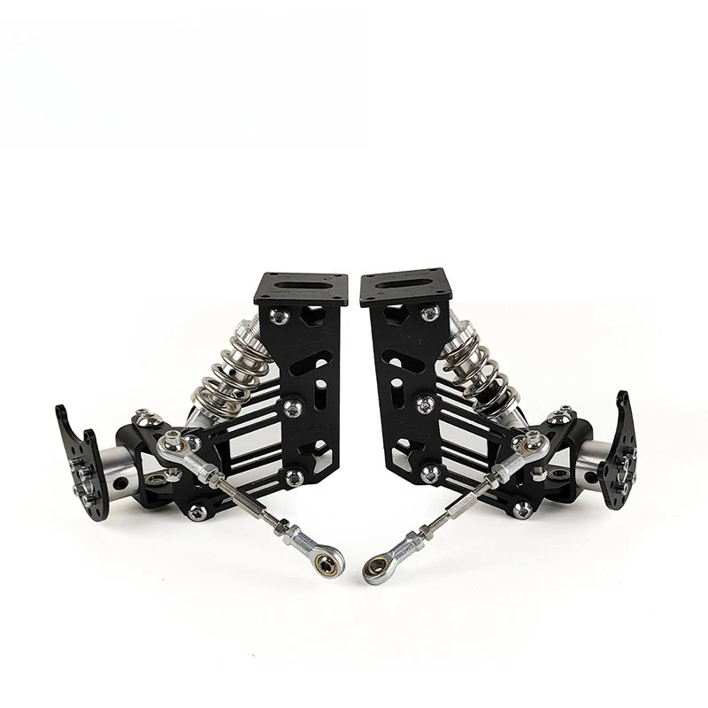 2-Piece/Pair Spring Suspension Bracket for Single Axle Electric Hub Wheel Steering