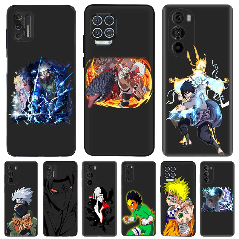 Anti-Drop Soft Phone Case For Motorola G73 G9 G50 G51 G60 G71 G22 G32 G52 G72 G53 Edge 40 30 20 N-Narutos Uchihas Itachis Cover