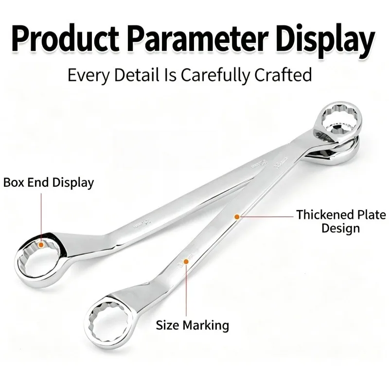 1 piece double-ended combination spanner, size 12-14mm, auto repair hardware tool, machinery maintenance tool