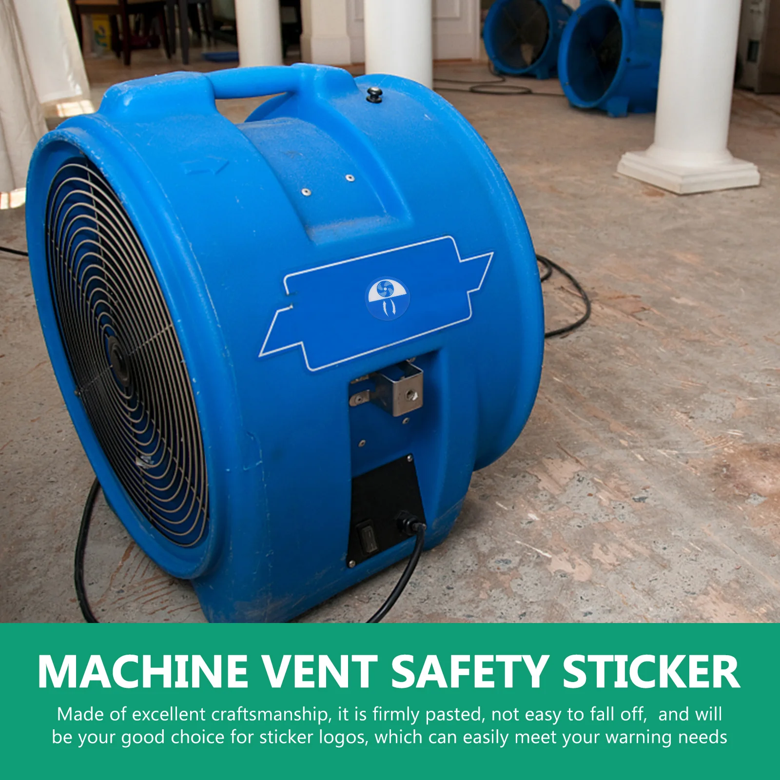 

Ventilation Port Marking Caution Decal Warning Sticker Machine Safety Indicating Direction Label