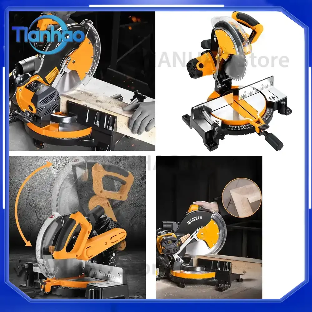 10 inch 255mm Multifunctional Aluminum Cutting Saw Machine for Woodworking 45 Degree Miter Saw for Aluminum