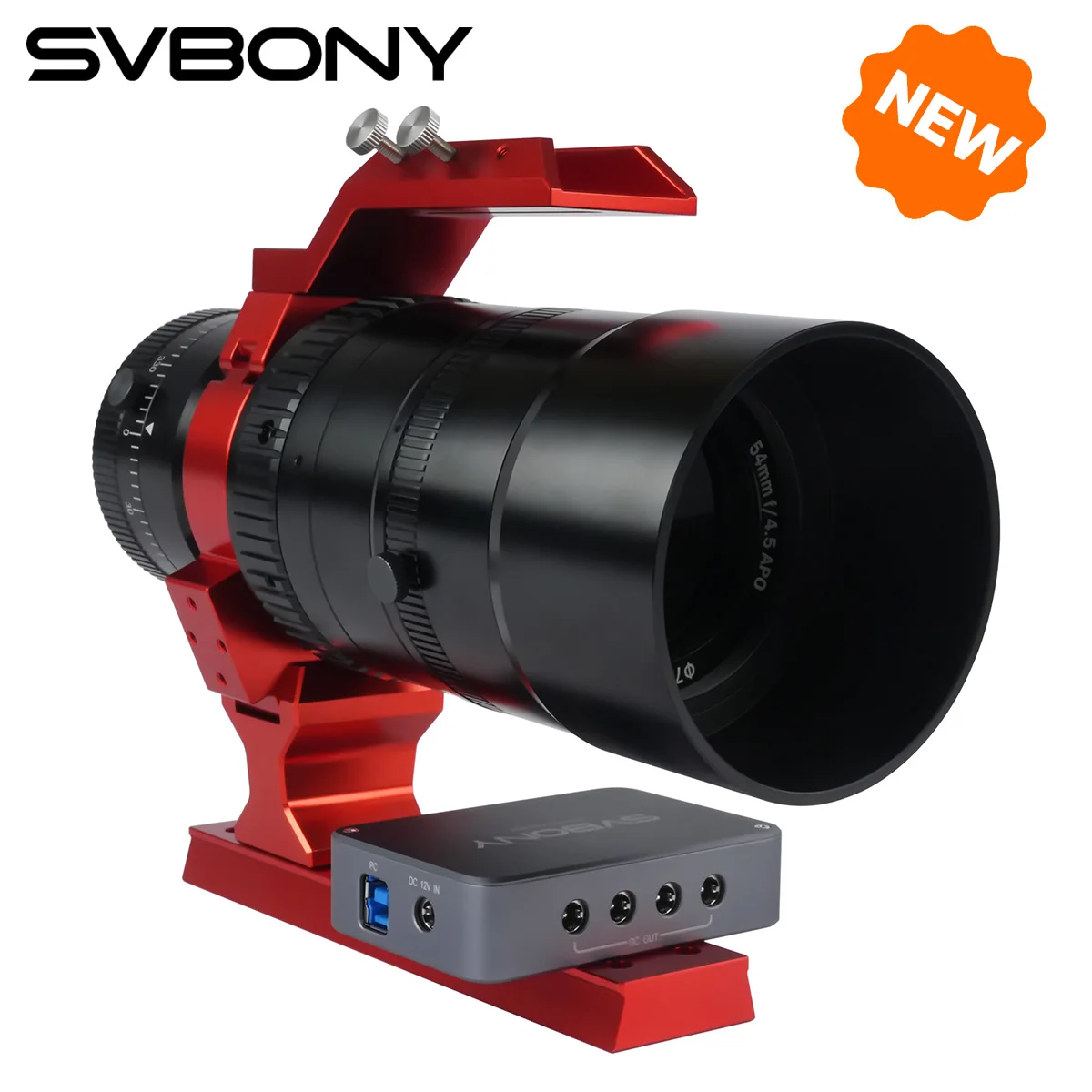 

Svbony SV555 set F/4.5 Full-frame 3group 5pcs petzval astrographs APO Astrophotography with SV241 or SV226