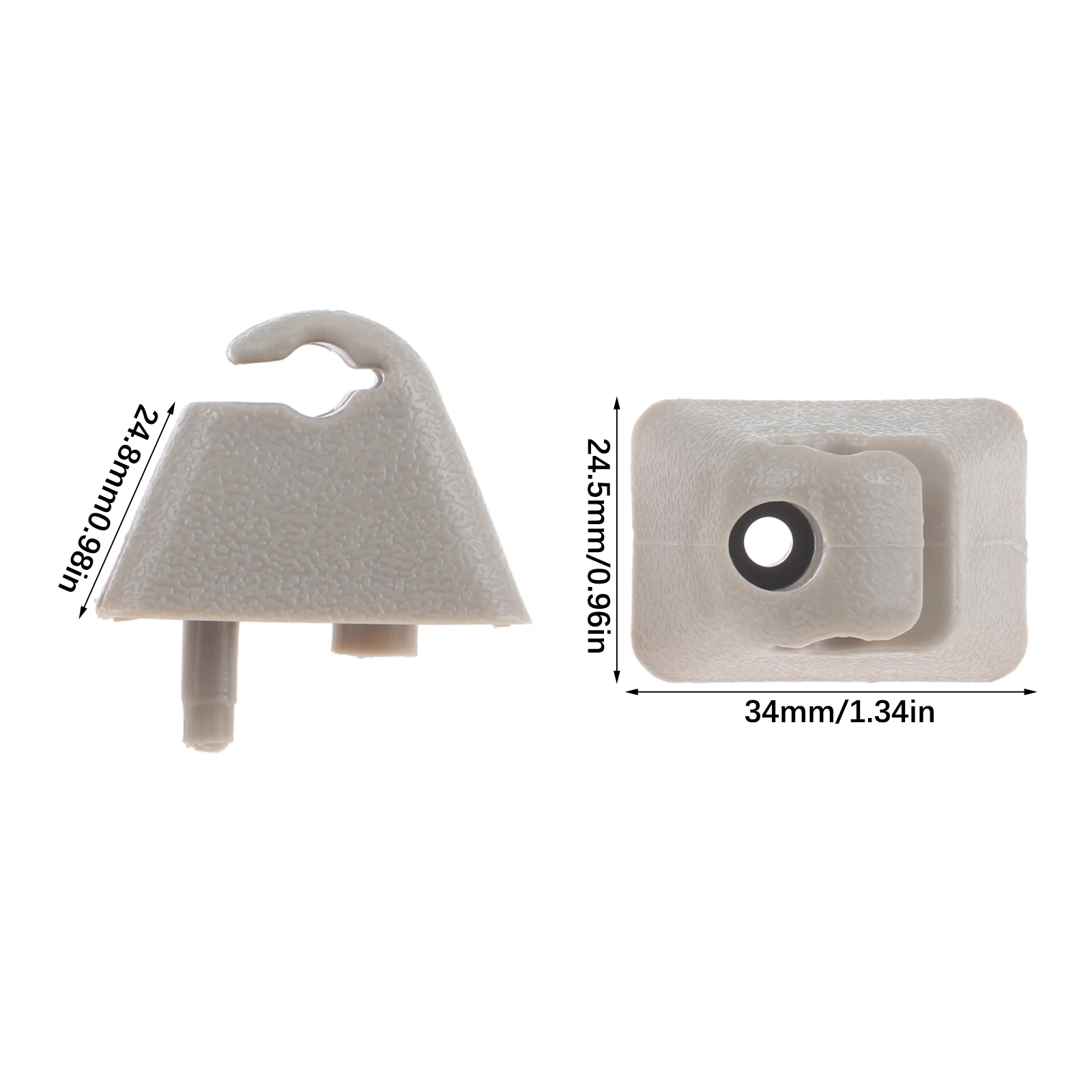 4Pcs Sun Visor Holder Clip for Opel Astra F Corsa Vectra Tigra Vivaro 1438336 Car Interior Clips Fit Position Front Left Right