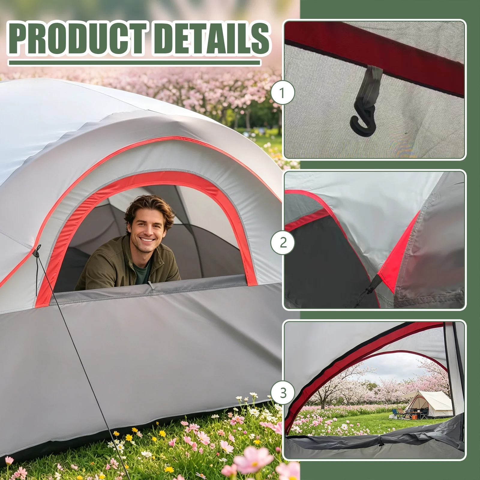 Namiot rodzinny dla 8 osób, id – Outdoor Camping Activities recenzja i cena