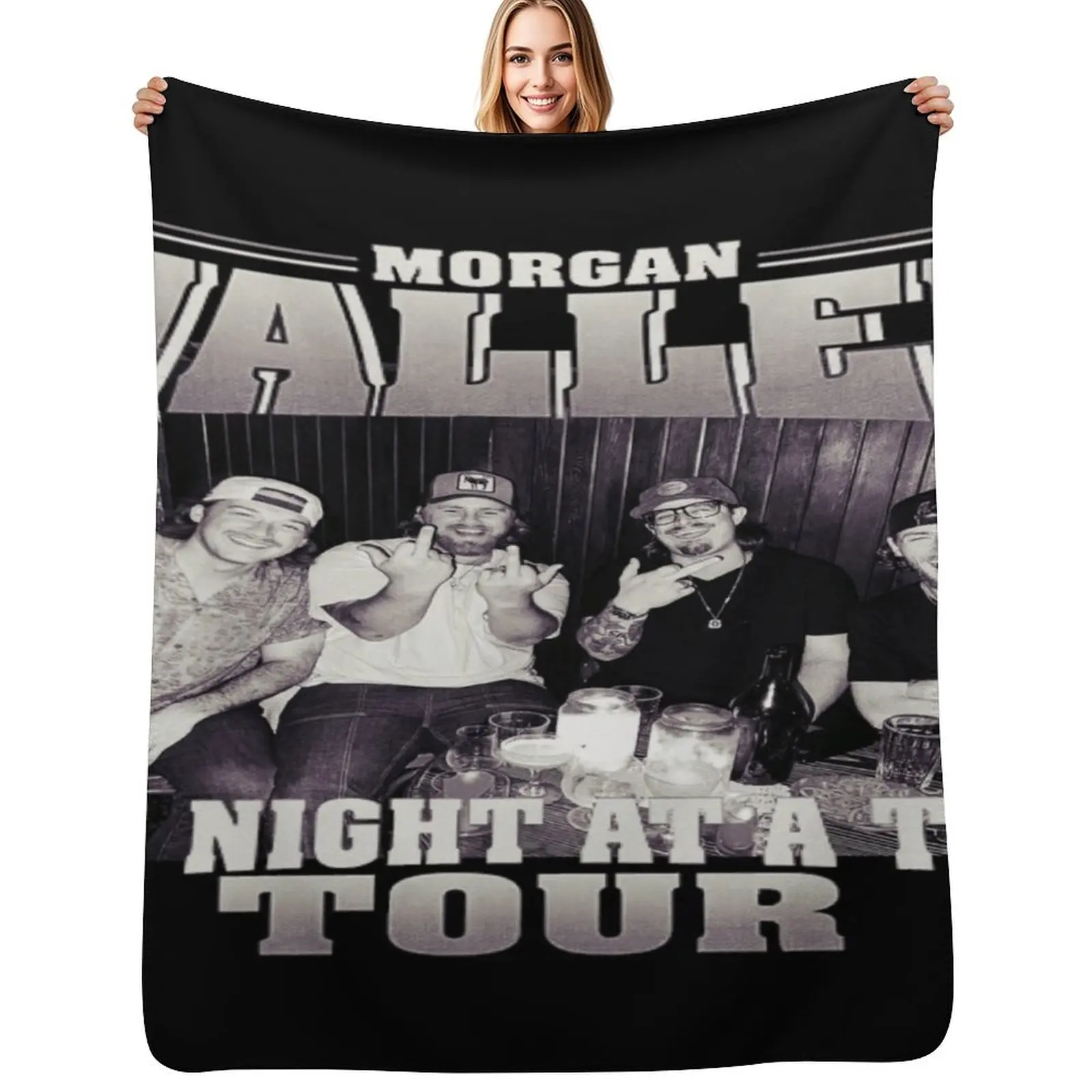 One Thing at A Time Tour Throw Blanket Nap Soft Big blankets and throws Heavy Decorative Sofa Flannel Fabric Blankets