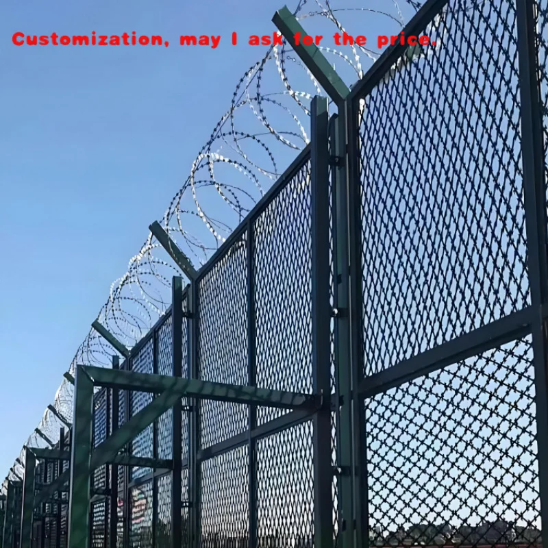 custom.Modern Outdoor Wire Mesh Safety Metal Fence Panels Easily Assembled Driveway & Fences Home Security Balconies