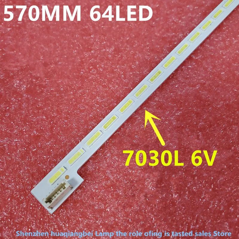 FOR 100%NEW 570mm LED Strip For SSL460-3E1C LJ64-03471A 2012SGS46 7030L 64 REV1.0 L46E5000 Free shipping