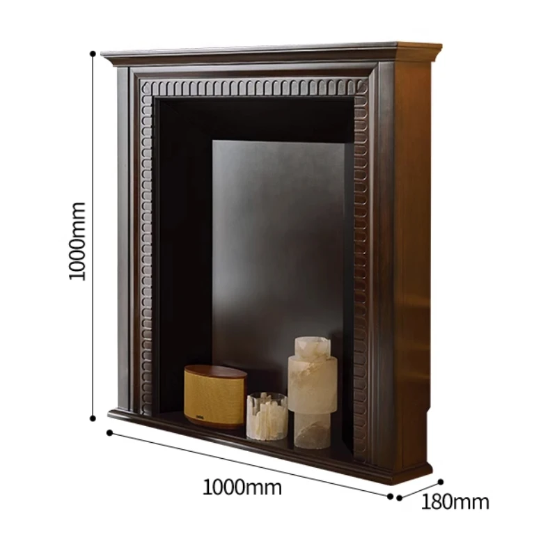 

LH retro solid wood decorative cabinet bedroom living room wall side cabinet entrance locker