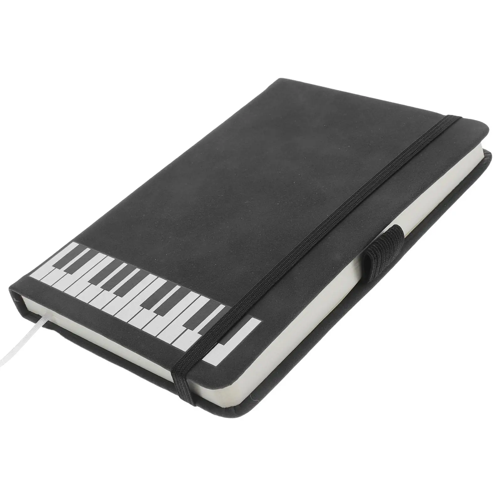 Musikthema, vom Klavier inspiriertes A6-Notizbuch, Weihnachts-Taschenjournal, Business-Planer, Tagebuch, Zeichenbuch für Büroangestellte – Detail 1