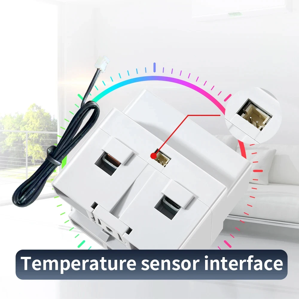 voltage and current meter Guide rail electric energy meter power-off memory and various power-off protections high-definition co