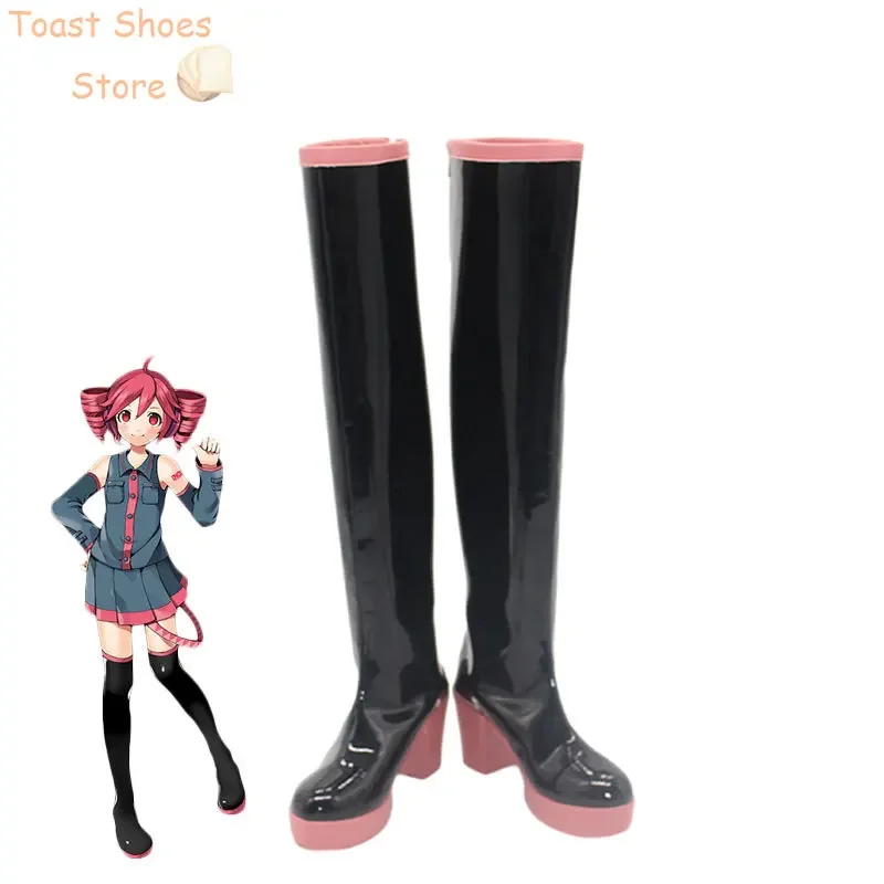 

Обувь для косплея TETO Vtuber, реквизит для косплея, обувь из искусственной кожи, карнавальные ботинки на Хэллоуин, реквизит для костюмов