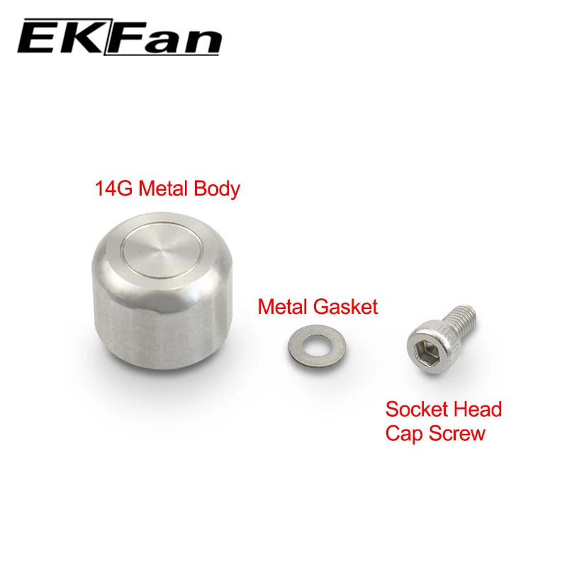 EKFan Tornillo Tuerca Manivela con Placa para Carrete de Pesca
