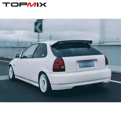 For Honda Civic Type-R EK9 (1997-2000) Premium Carbon Fiber Rear Lip Diffuser (Rear Bumper Lower Lip Part &amp; Accessory)