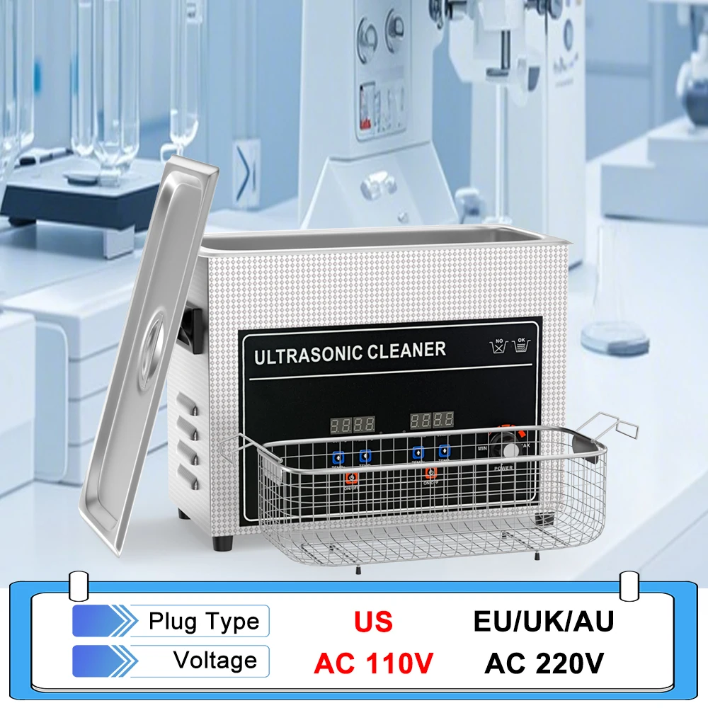 

Ultrasonic Cleaner Machine for Cleaning Jewelry Glasses Coin Phone Board Portable Ultrasonic Bath Ultra Sonic Washing Dental