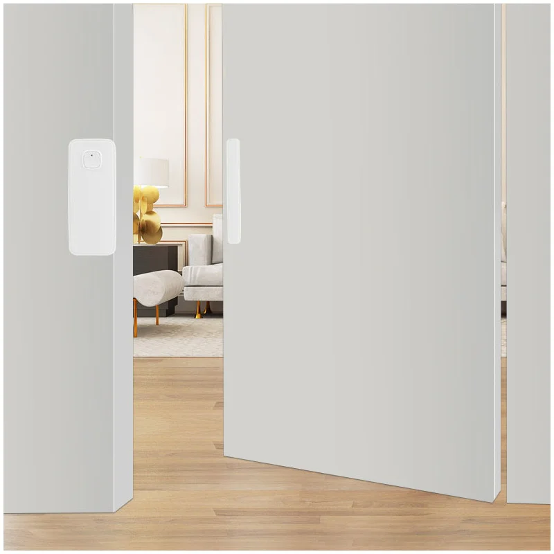 Tuya WiFi Smart Door Sensor, Janela Protetor Magnético, Contra ladrões Detector de Alarme, Sistema Anti-roubo Inteligente, Controle de Voz