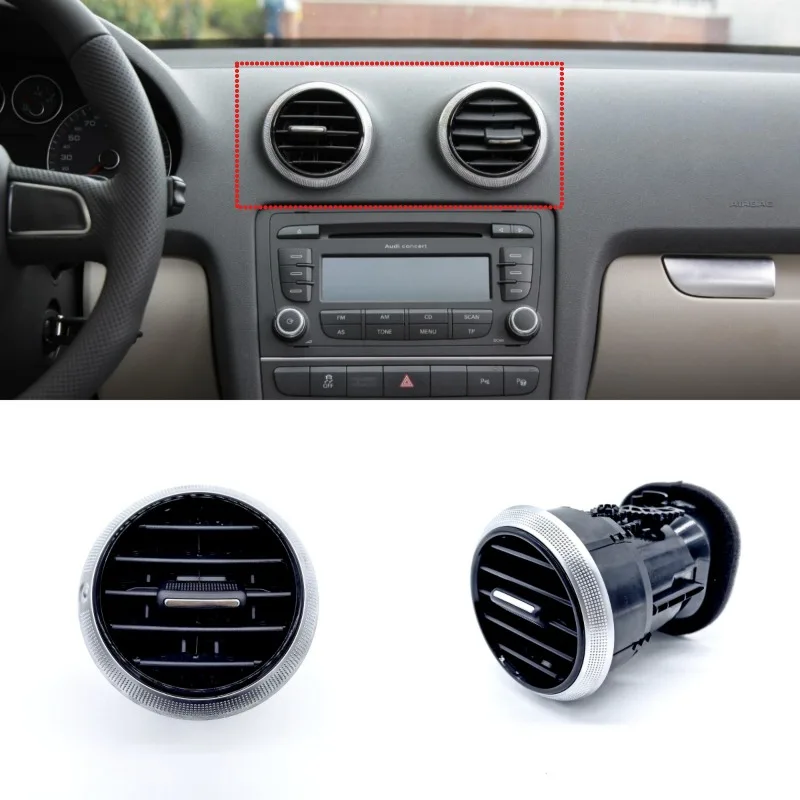 

For Audi-A3 S3 8P 2008-2012 8P0820901C Replacement Air Vent Car Front Dashboard Air Condition Vent Outlet
