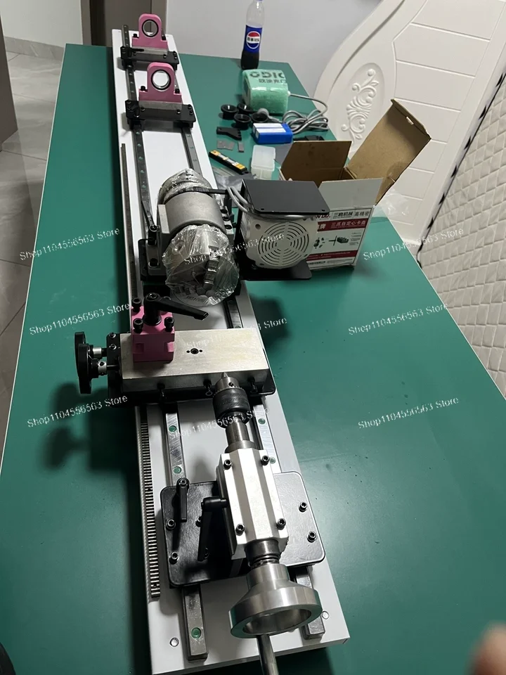 FS-7075D Variable Speed Billiard Cue Repair Lathe – Multi-Function Snooker/Pool Cue Maintenance Machine for Workshop