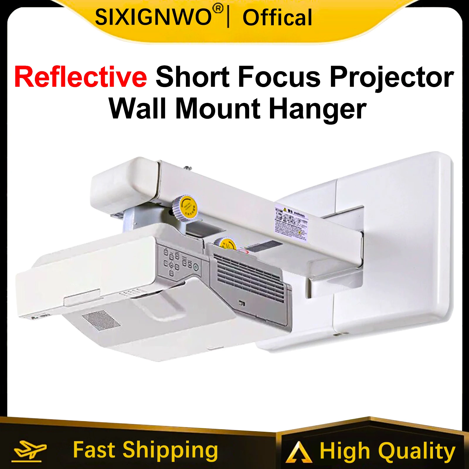 Universal Retractable Projector Hanger Bracket Wall Hanging Mount for Xiaomi/Fengmi/Nutty/Hisense/Epso Reflective Short Focus TV