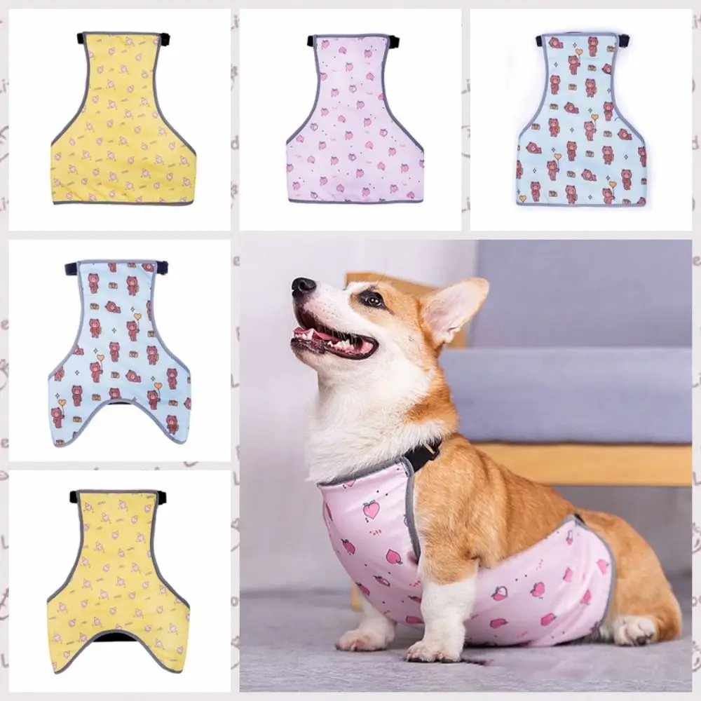 

Waterproof Dog Belly Protection Clothing Dog Bib Anti-dirty Dog Belly Band Breathable Cat Sterilization Suit for Dogs Cats