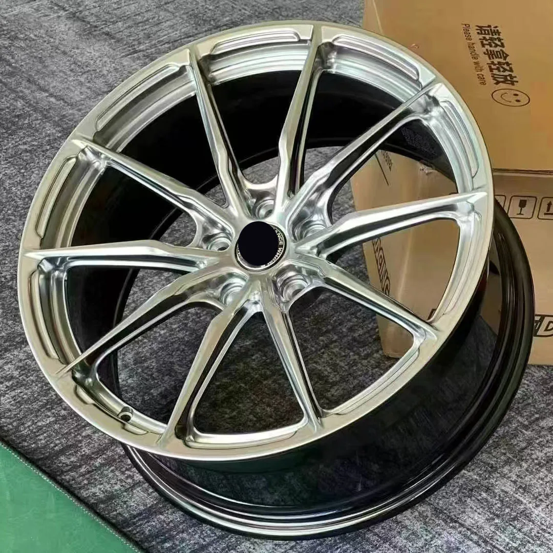 Yajian personalizado novo aro do carro do passageiro forjado 5x112 5x114.3 5x120 20mm peças de automóvel da roda da liga de alumínio