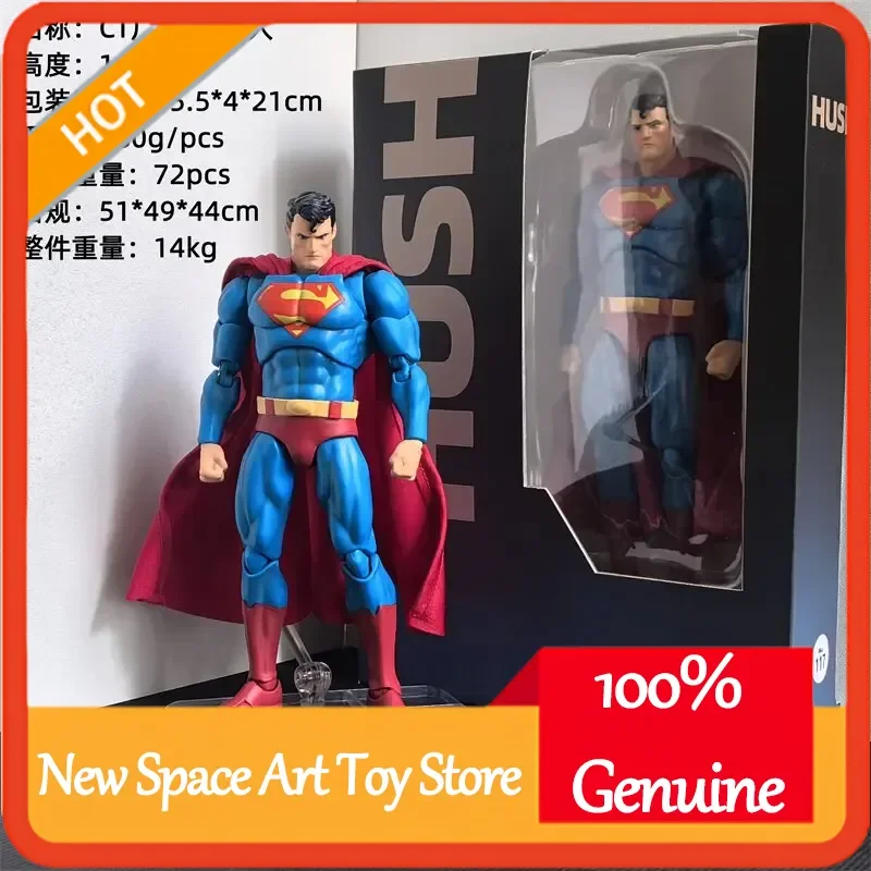 Figura de Acción Articulada CT MAFEX No.117 Superman (Hush) DC Comics Liga de la Justicia, Modelo Coleccionable para Adultos