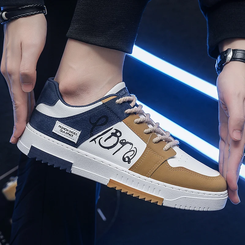 Lässige Herren-Sneaker, bequeme Tennisschuhe, vielseitige Farbkombinationen für Reisen_voghion.com