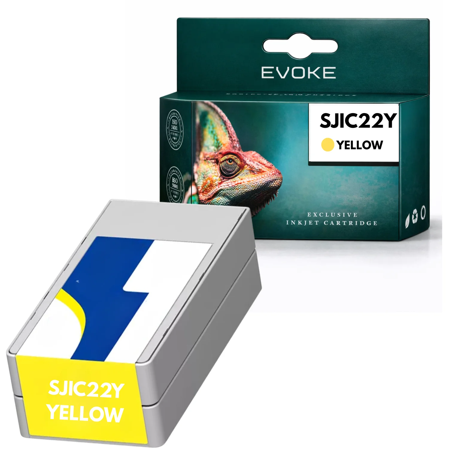 Evoke Compatibele Inkt voor Epson Sjic22 C33S020604 Geel Colorworks Tm-C3500
