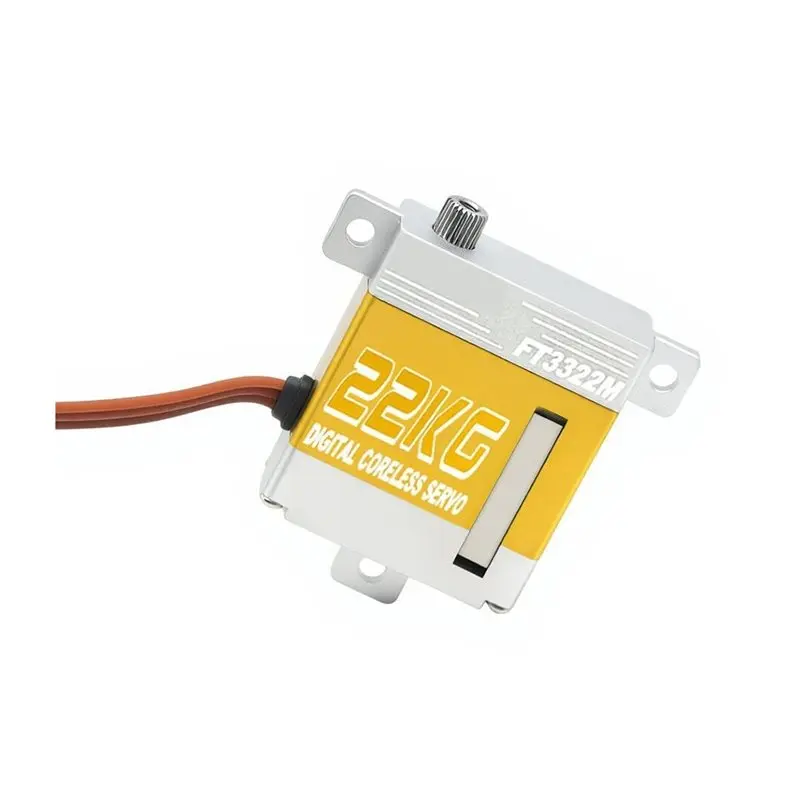 

ABZZ-FT3322M 108 RPM 7.4V 22Kg Coreless PWM Servo Motor Digital 180 Degree Full Metal Slim Micro RC Servo