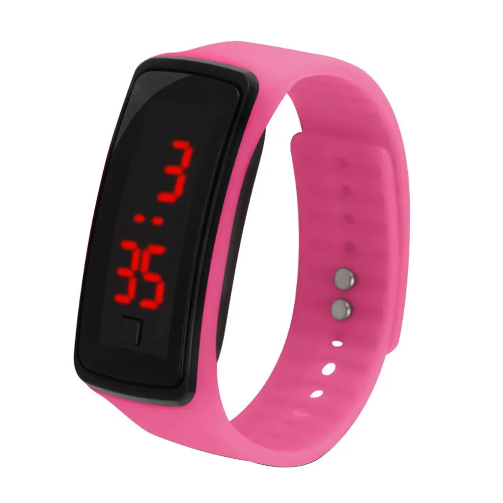 New Led Digital Watches Sports Wristband Bracelet Silica Gel Sport Watch Women Men Watches Clock Montre Femme Relogio Feminino