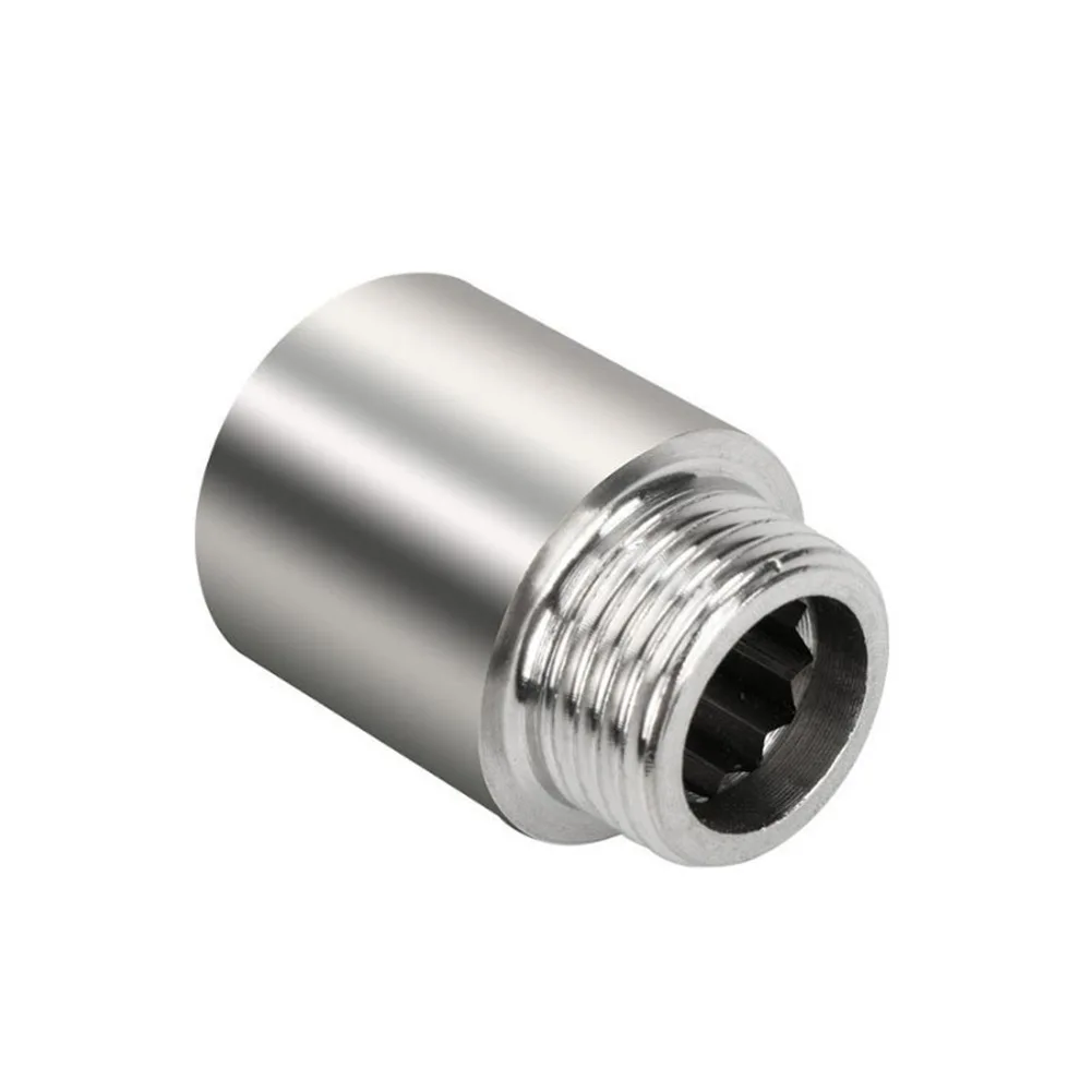 Stainless Steel Tube Extension Pipe Shower Pipe Shower Head Extension Pipe Silver 10-60mm Fittings For Water Pipes