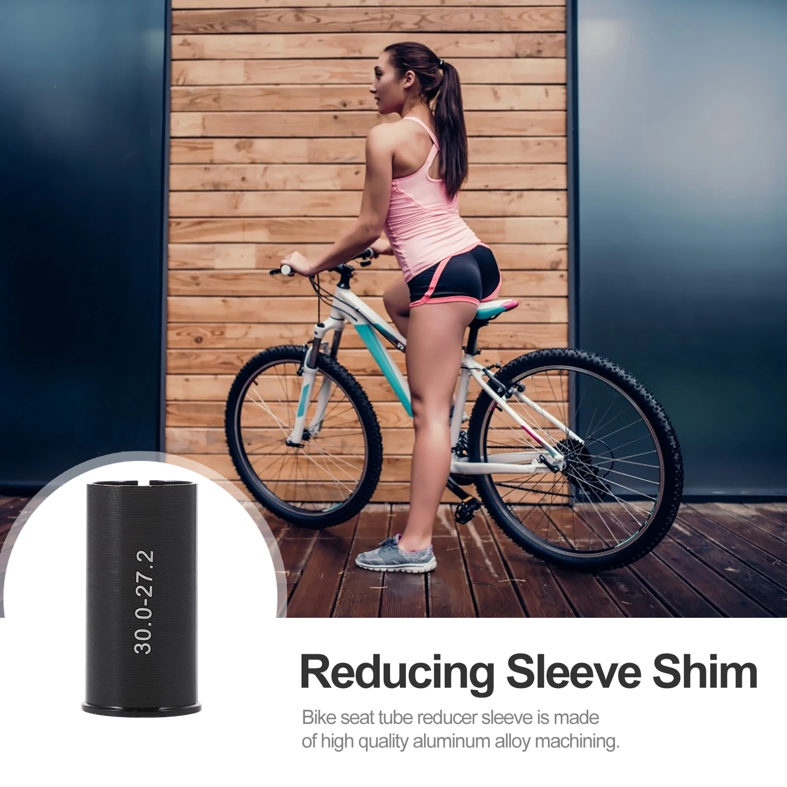 

Aluminum Alloy Seatpost Adapter Shim Reducing Sleeve Tube Converter 30.0 To 27.2 Lightweight Durable Precision Machining Anti