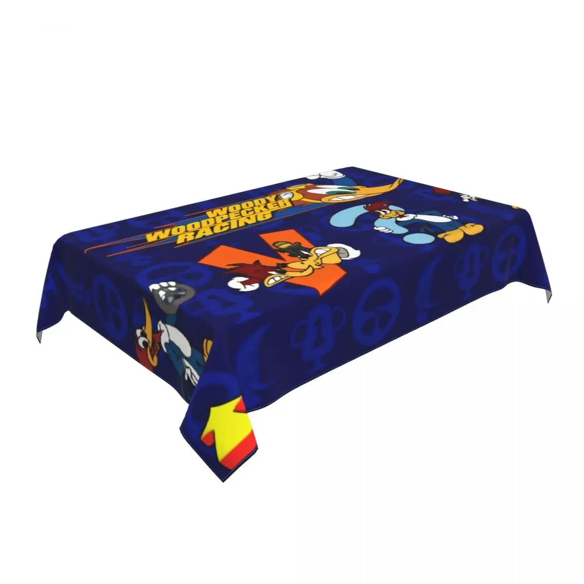 Custom Rectangular Disney Cartoon Woody Woodpecker Animation Tablecloth Fit 40