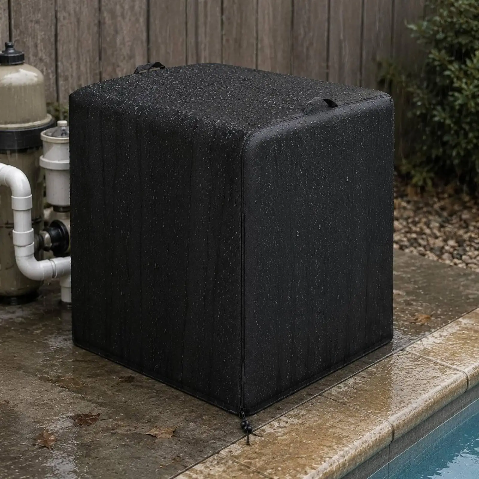 Universal Pool Strainer Cover for Sand Filter Pump Waterproof Lid Protector Outdoor Snow Rain Shield
