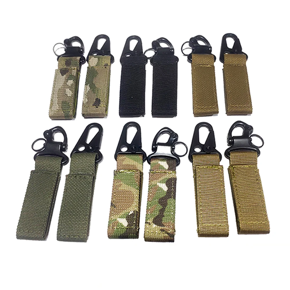 

Outdoor Camping Carabiner Nylon Molle Tactical Backpack Key Hook Webbing Buckle Belt Buckle Quick Hanging Climbing Accessory