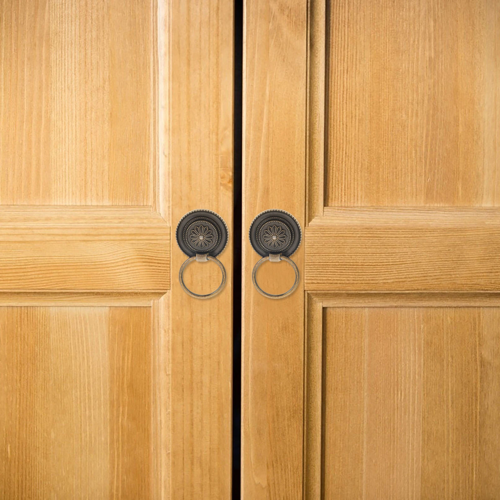 4 قطعة مقبض درج خمر مقبض كابينة الرجعية سبائك الزنك الأثاث سحب للمنزل ديكور درج استبدال خزانة