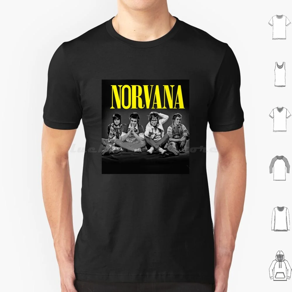 Norvana Band 90s T Shirt Men Women Kids 6xl Grunge Music 90s Kurt Punk Cobain Nevermind Guitar Alternative Soundgarden Band