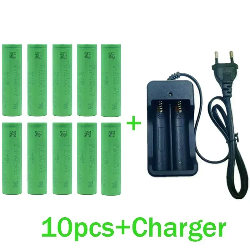 VTC5-Batería de iones de litio 18650 V 2023 MAH + cargador recargable, batería de destornillador adecuada, 3,7, 2500, novedad, envío gratis