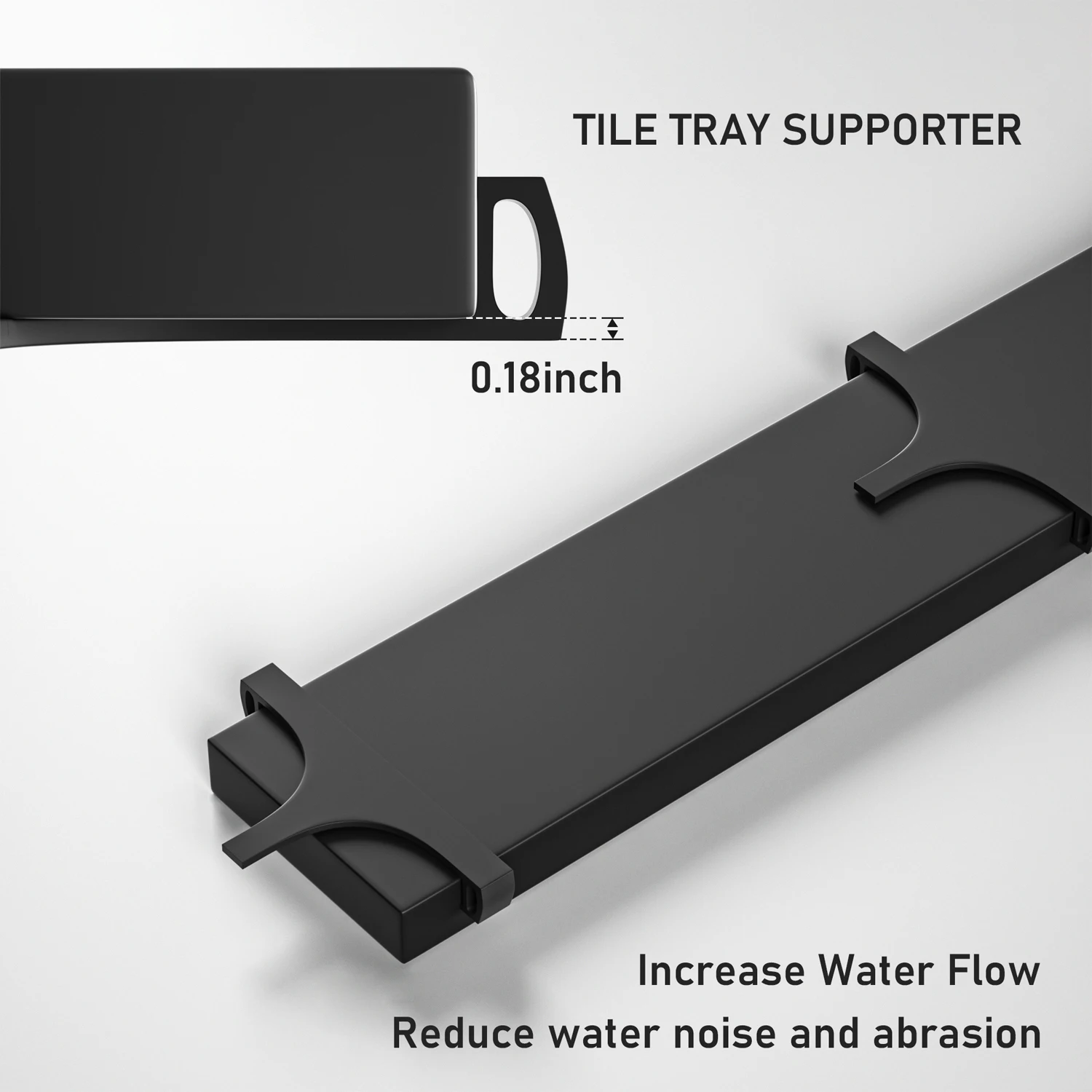 US Warehouse 24 Inch Black Linear Shower Drain 304 Stainless Steel CUPC Certified Dropship Friendly