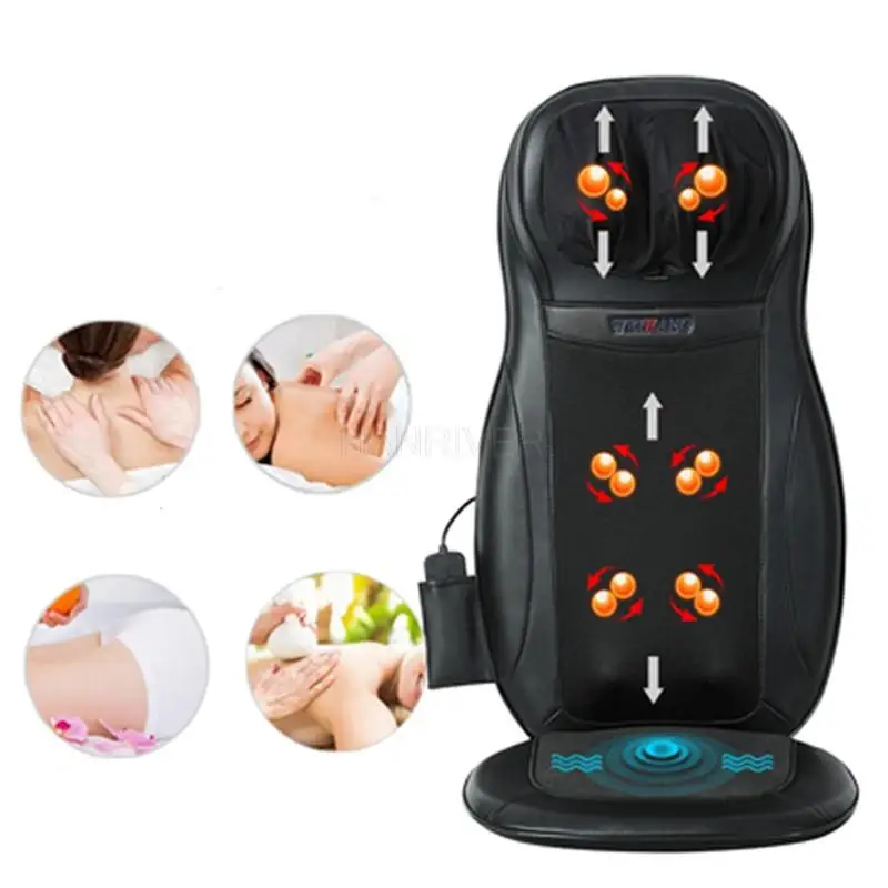 Massage cushion full body multifunctional home massager back waist cervical spine shoulder kneading and beating massage cushion