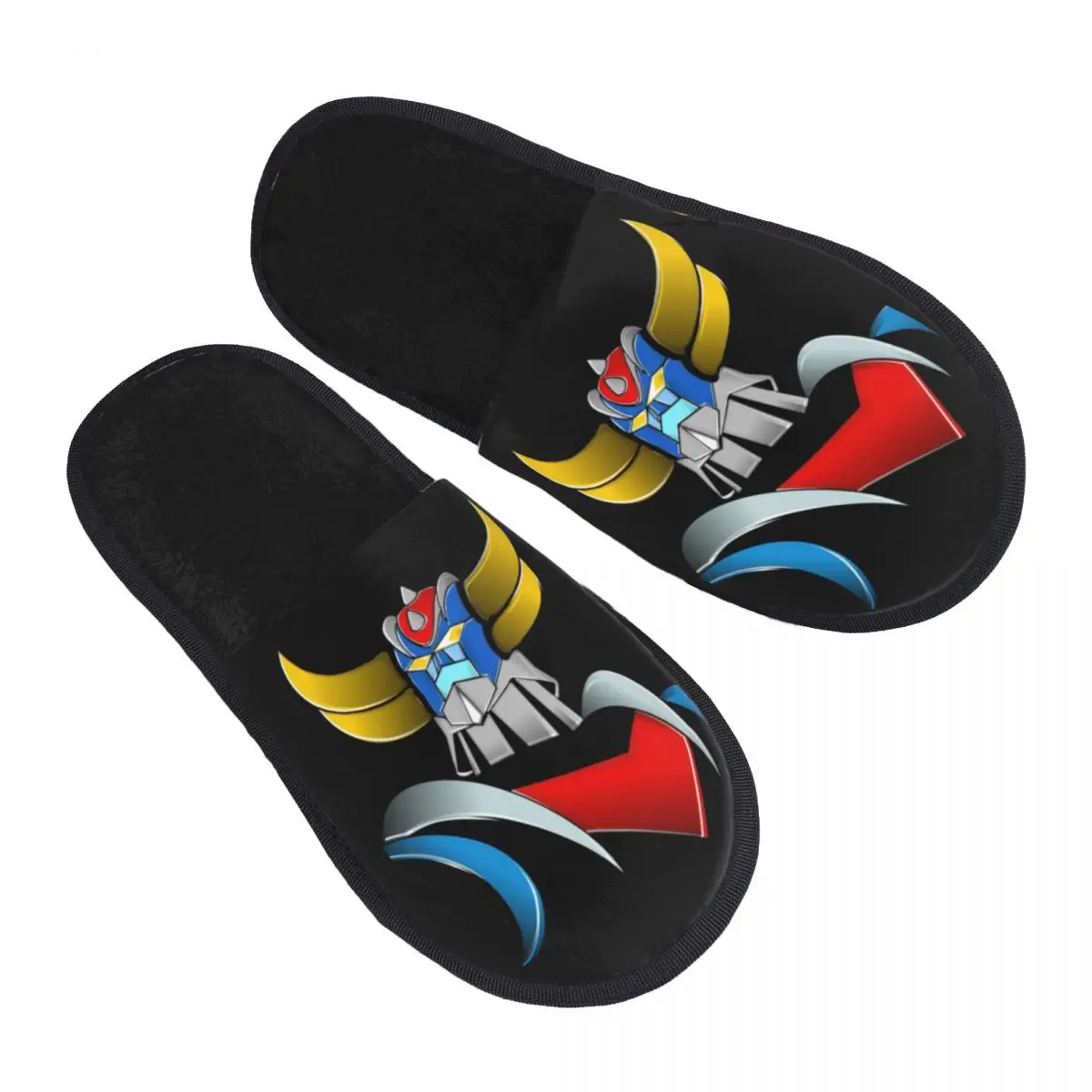 Custom Goldorak Grendizer Guest Slippers for Spa Women Anime UFO Robot Goldrake House Slipper